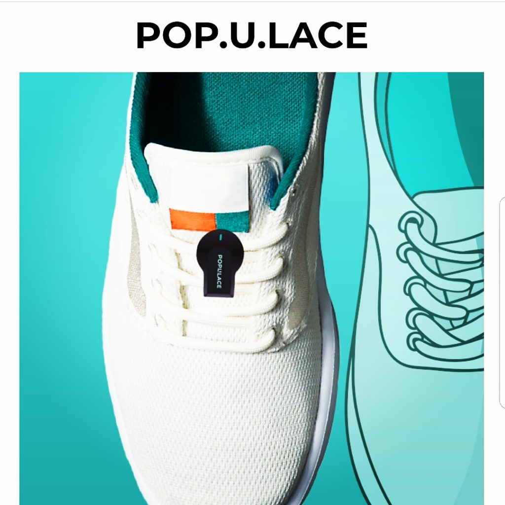 Pop.U.Lace tracker for your loved one